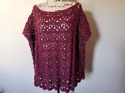 Rose Bud Poncho