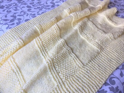 Textured Stripes Baby Blanket