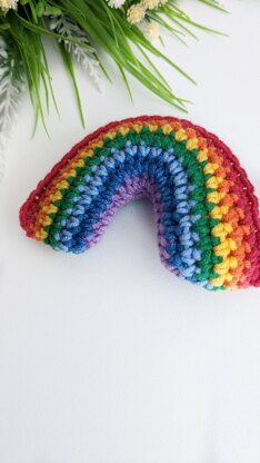 Rainbow crochet pattern, easy crochet rainbow