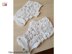 Fingerless bridal mitts Irish lace