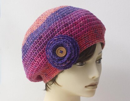 Caron Cupcakes Flower Beret