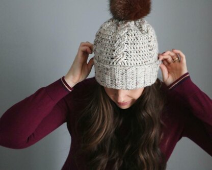 Rustic Cabled Toque