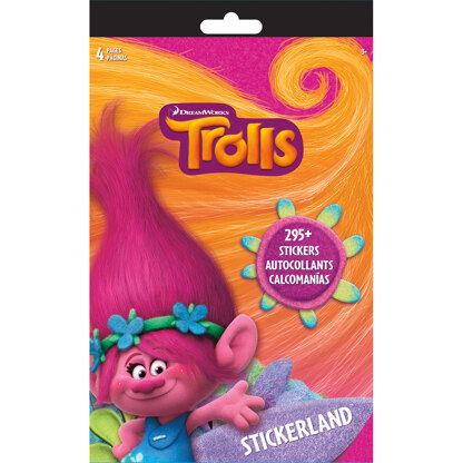 Trends International SandyLion Stickerland Pad - Trolls, 295/Pkg