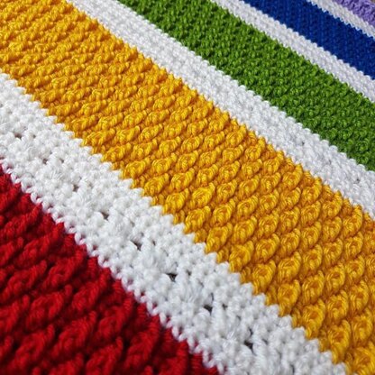 Alpine Rainbow Blanket