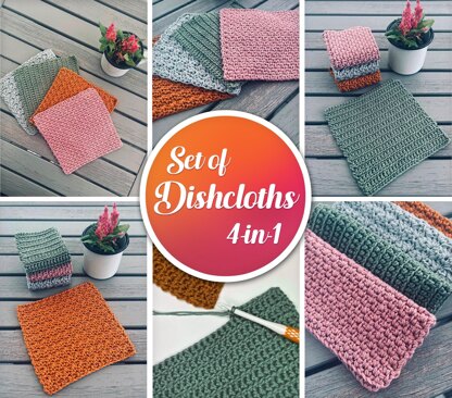 Set of 4 Dishcloths