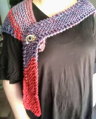 One ball shawl