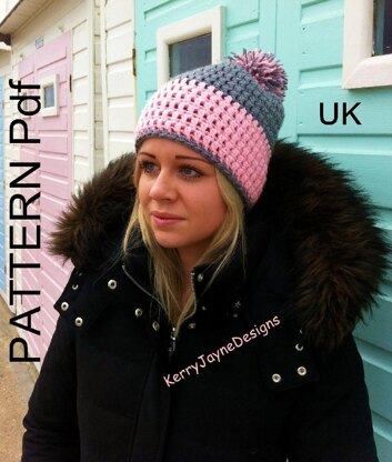 Crochet hat pattern Trendy UK
