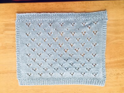 Little Hearts Doll Baby Blanket