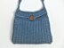 Crochet Blue Jeans Tote Bag # 308