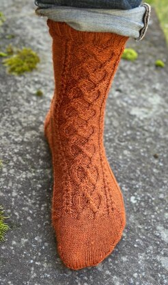 Seed Fall Moon Socks