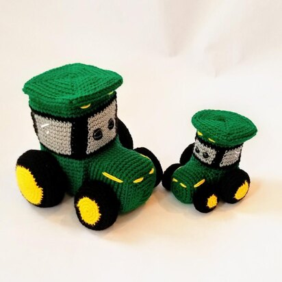 Miniature Crochet Tractor