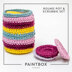 Round Pot & Scrubbie Set - Free Crochet Pattern in Paintbox Yarns Recycled Cotton Worsted - Downloadable PDF