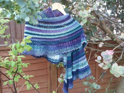 Lavender's Blue, Dilly Dilly Shawl