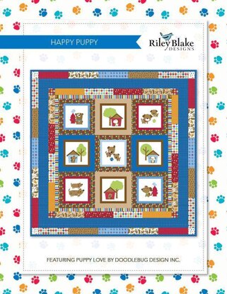 Riley Blake Happy Puppy - Downloadable PDF