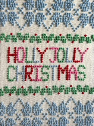 Holly Jolly Christmas Blanket