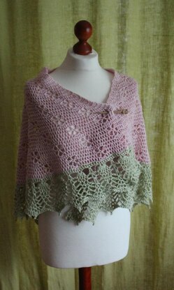 Flowering Almond Shawl