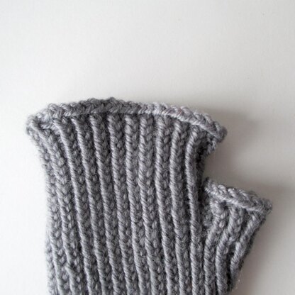 Corduroy Button Mitts