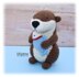 Otter with Fish Crochet Pattern