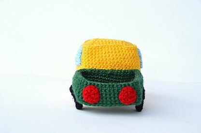 Pickup Truck Crochet Pattern, Pickup Truck Amigurumi,