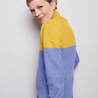 Ester Jumper - Knitting Pattern For Women in MillaMia Naturally Soft Merino by MillaMia