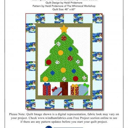 Windham Fabrics Christmas Morning  from Winter Wishes - Downloadable PDF