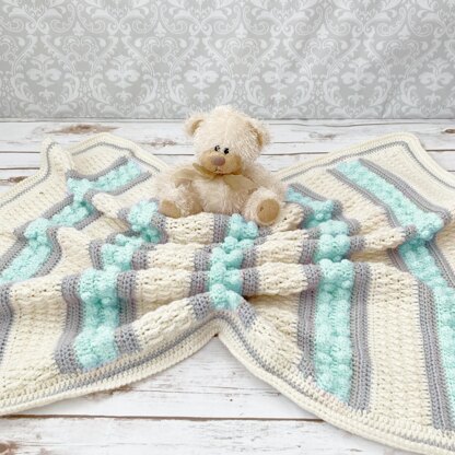 Baby Blanket Crochet Pattern 477