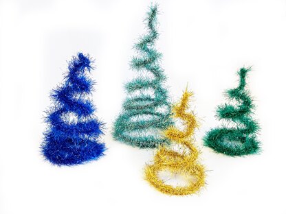 Christmas tree Crochet pattern Tabletop xmas tree Miniature decorations