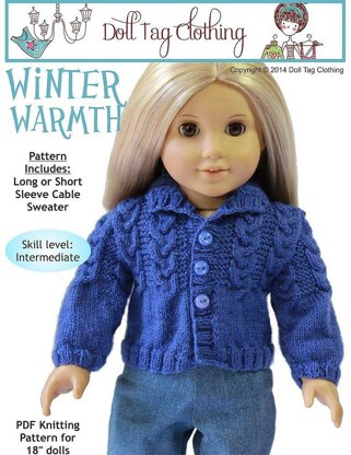 Winter Warmth for 18 inch dolls