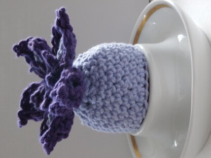 Periwinkle Crochet Egg Cosy