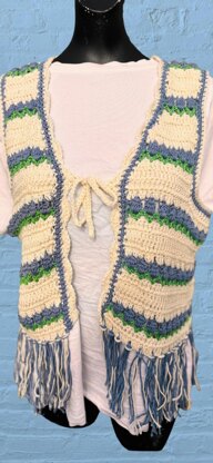 Tulip Crochet Waistcoat