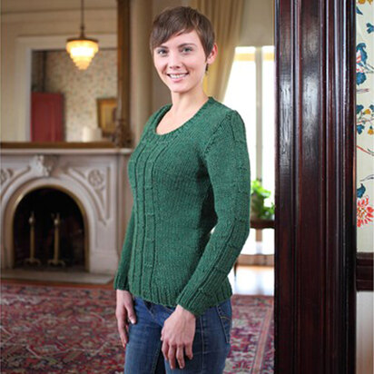 Valley Yarns 234 Harlequin Yoke Pullover at WEBS