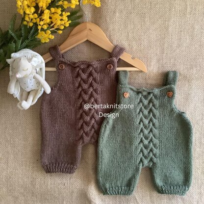 Sunflower Overalls Knitting Pattern