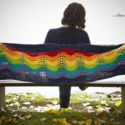 Rainbows! In Space! - knitting pattern