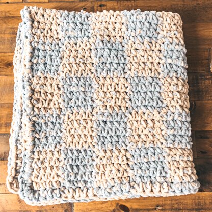 Checkered Baby Blanket