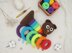 Rainbow Bear stacking rings toy