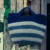 Knitted Felt Nautical Bag