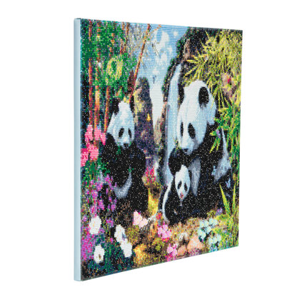 Crystal Art Panda Valley, 40x50cm Diamond Painting Kit