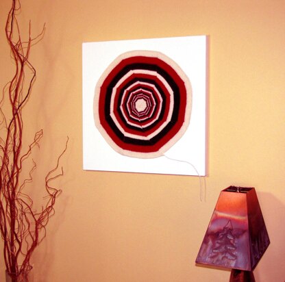 Fibonacci Octad: A Knitted Painting