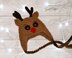 Sleepy Reindeer Hat