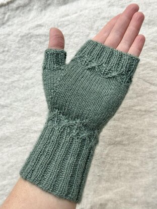 Willow Garden Fingerless Mitts