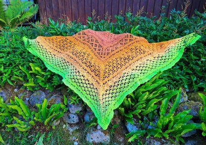 Triangular Scarf "Ineira"