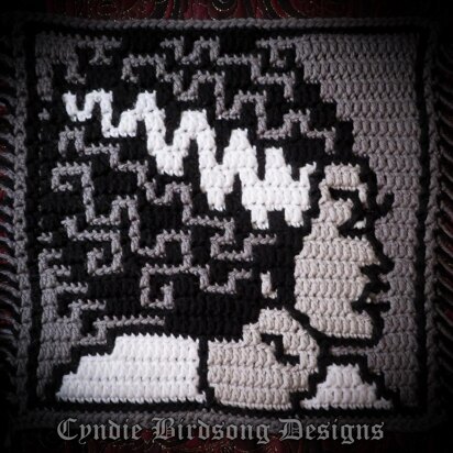 Classic Horror mosaic sq - Bride of Frankenstein