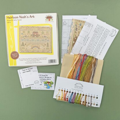 Bothy Threads Heirloom Noah's Ark Cross Stitch Kit - 50 x 40cm