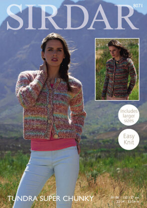 Cardigans in Sirdar Tundra Super Chunky - 8071 - Downloadable PDF