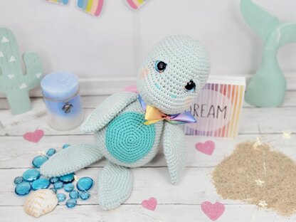 Sea turtle Crochet pattern by Carolyne Brodie | LoveCrafts