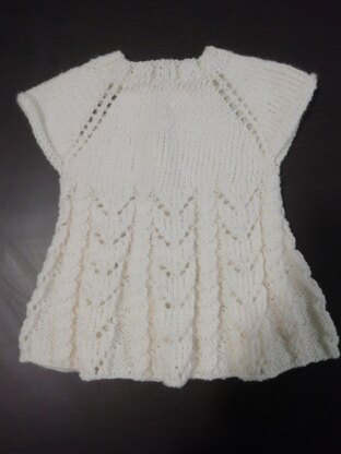 Baby's Cabled Dress