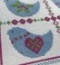 Luhu Stitches Blue Bird Sampler - Downloadable PDF