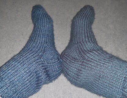 Socks on circular needles