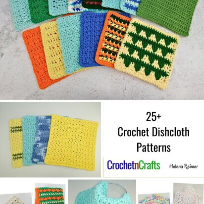 25+ Crochet Dishcloth Patterns