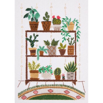 Panna Houseplants Corner (Display) Embroidery Kit